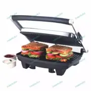 Borosil Super Jumbo 1000 WGrill Sandwich Maker Slice Grill Black Best Appliances
