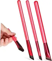 FOMIYES Eyebrow Makeup Supplies 3 Pcs Brow Brush Set Realistic Angled Brushes for Brows