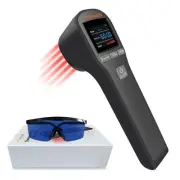 Red Light Therapy Device, 4x808nm+16x650nm Infrared Light Therapy for Pain, H...