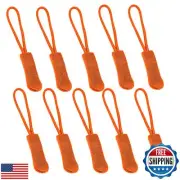Fbshicung 10 Pcs Zipper Pull Replacemen Tab Heavy Duty Zipper Extender Cord f