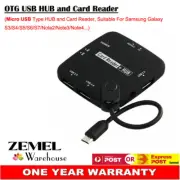 Micro USB HUB Card Reader SD TF M2 For Samsung Galaxy S4 S3 S2 Note2 Nexus