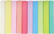 Interdruk Crepe Paper Rolls - 25 x 200 cm - 10x Pastel Colours