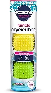Ecozone E250 Tumble Dryer Dice Tumble Dryer Balls New Softer Material Variable Pimple Design Contains 2