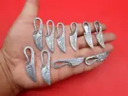 Custom Handmade Damascus Steel Small Key Chain Gift Articles 10 Pcs S571
