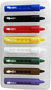 Smiffys Retractable Crayon Make-Up Sticks - Pack of 8