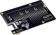GeeekPi N07 M.2 2280 PCIe to NVMe Bottom, M.2 NVME SSD Adapter Bottom N07 for Raspberry Pi 5, NVME M.2 SSD(NVMe 2230, 2242, 2260, 2280 GEN 3) PIP (PCIe Peripheral Board) for The Raspberry Pi 5