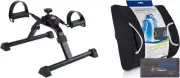 Medical under Desk Bike Pedal Exerciser with Electronic Display and Medical Sea