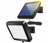 Solar Wall Lights Outdoor Motion Sensor, 56 LEDs IP65 Waterproof Separable, 5m Cord Security Patio Yard Deck Garage Driveway Porch Fence