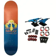 Toy Machine Skateboard Complete Rowley Fence Orange/Blue 8.5" x 32.38"