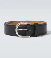 [George Cleverley] George Cleverley Leather belt Inch 46 black