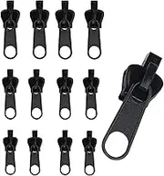 12pcs/Set Fix Zip Puller, Zipper Fixer Detachable Zipper Repair Kit, Instant Zipper Tabs Pull Replacement Slider for Jacket Coat Luggage Backpack