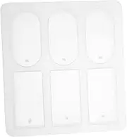 PLAFOPE Handmade Soap Mold Non Stick DIY Candle and Cake Mould Easy to Clean and Store for Crafting and Soap Making Lightweight and Portable Cavity Design