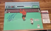 "MIKE TYSON" SIGNED PHOTO AUTO 12x15 "NINTENDO PUNCH OUT" TYSON AUTHENTIC
