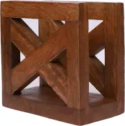 EDHAS Wooden Paper Napkin Holder, Napkin Storage Dispenser for Tables Kitchen Of