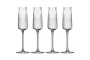 4pc Tempa Jasper 200ml Crystal Champagne Glass Party Glassware Wine Drinking Set