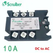 Scnulber Three-phase Motor Positive &Negative Solid State Relay TSR-10ZF 10A