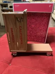 2015 American Girl Doll Kit Kittredge Orange Crate Scooter Retired New In Box