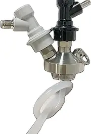Home Brewing Beer Growler Spear Mini Keg Tap Dispenser with Ball Lock Kits Beer Production Accessory(Set)