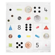 Transparent Pocket Mat 5x5 for Bee-Bot & Blue-Bot Coding Toy Robot Kids Playmat