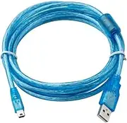 NPQPNAFC Applicable to JZSP-CVS06-02-E servo Drive Cable Σ-V/7S Data Programming Download line Transparent Blue Cables