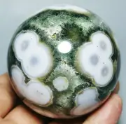 Collection ! Raw NATURAL OCEAN JASPER Geode QUARTZ CRYSTAL Sphere Ball HEALING