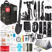 250 Piece Emergency Survival First Aid Bug Out Military Prepper Kit Set