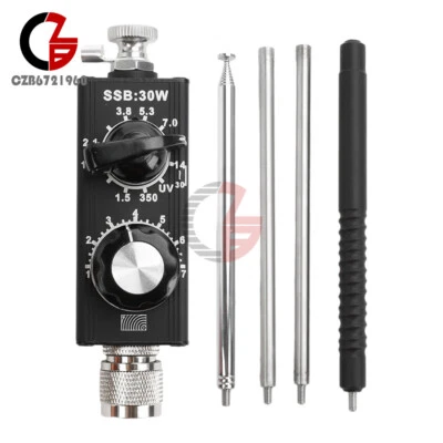 Pocket ANT QRP Shortwave Antenna 1.8MHz-30MHz VHF UHF Adjustable Tuned Antenna