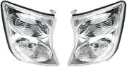 Aswalling Car Front Turn Signal Lamp Light for Patrol Y60 Y61 2001-2003 Head Light Marker Light Corner Light Bumper Light
