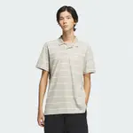 ADIDAS 愛迪達 上衣 男款 短袖上衣 運動 POLO衫 FI STRIPE POLO 卡其 IT3921 (S2481)