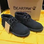 BEARPAW Women's Skye Black Size 8