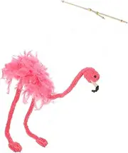 Vaguelly Marionette Flamingo Puppet String Animal Hand Puppet Toy Plush Marionette Toy Plaything