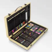 Color Creativity Art Set 82 Pieces in Wood Box by Art Alternatives New