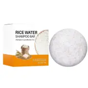 Rice Water Shampoo Bar for Hair Growth, 2 in 1 Natural Rice Shampoo and Conditioner Bar for Thinning Hair, Hair Loss, Strengthen Root, Repair Damag...