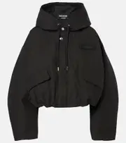 [Jacquemus] Jacquemus Parka Courte Caraco cotton-blend jacket UK 16 black