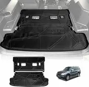 X-CAR 2 PCs Version Boot Liner for Mitsubishi Pajero 2006-2022 Heavy Duty Cargo Trunk Mat Luggage Tray Interior Accessories