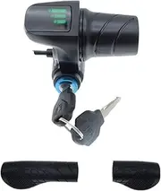 Szwaldaper Electric Car Handle Accessories，for 48V Power Display Lithium Battery Driving on Behalf of Folding Electric Car Accelerator Handle Electric Scooter Display Screen(Key B)