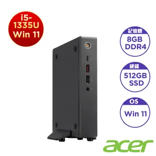 Acer 宏碁 RB610 第13代10核心桌上型電腦(i5-1335U/8GB/512GB/Win11 )