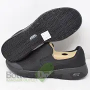 Skechers Work 77275 RelaxedFit Memory Foam Slip Resistant Slip-On Shoes Black