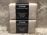 Bath & Body Works STONE Shea Butter Bar Soap Set