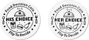 Funny Food Decision Coin for Birthday, Anniversary, Xmas - Gifts for Couples, Boyfriend, Girlfriend, Husband, Wife, Newlyweds - Wedding Gift Flip Coin