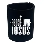Peace Love Jesus - Funny Novelty Stubby Holder