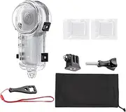 Insta 360 X4 Invisible Dive Case, Splash Prevention Housing Waterproof Up to 50m (164ft) Underwater Dive Protective Shell with Bracket Accessories