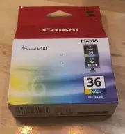 OEM Genuine Canon PIXMA 36 Color Ink Tank Cartridge CLI-36 Color SEALED NEW