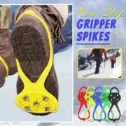 Universal Non-Slip Gripper Spikes Over Shoe 5 Teeth Crampons Ice Shoes Gripper ф
