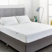 Protect-A-Bed Ultima Everyday Smooth Polyester Fitted Waterproof Mattress Pro...