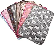 GANAZONO 11Pcs Comfortable Coral Fleece Pet Blanket Warm Cat Daily Use Hamster Mats for Animals Soft Durable for Resting Playing and Hiding