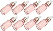 8Pcs Glass Dropper Bottles for Essential Oils and Perfumes Travel Small Bottles with Precision Control for Aromatherapy Blends