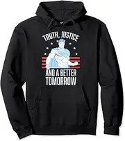 [DC Comics] Superman American Flag Super Standards Poster Pullover Hoodie