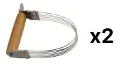 Fox Run Stainless Steel Wire Pastry Blender (2-Pack)