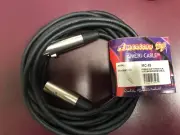 Ameri-Cable Microphone Cord MC-15 Female XLR to Male XLR cable NEW American DJ